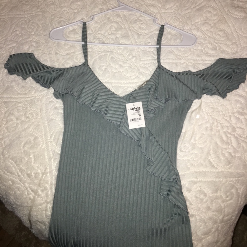 Charlotte Russe Ruffled Mini Dress - Picture 4 of 8